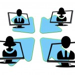 Networking Image With 4 Screens